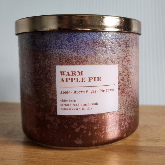Bath & Body Works Other - NWT Bath and Body Works, 3-Wick Candle, Warm Apple Pie